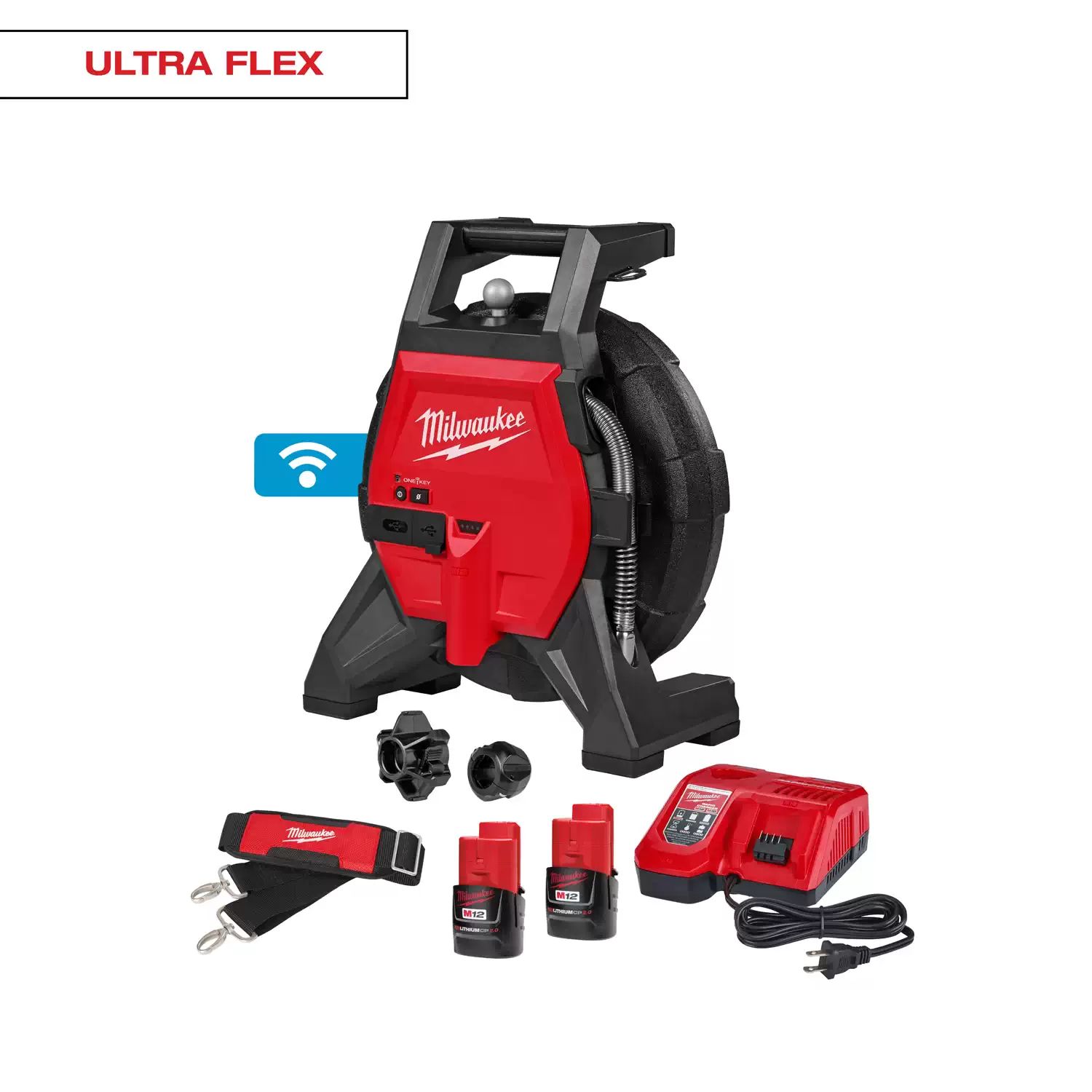 Milwaukee 3318-22A M12 65’ Ultra Flex Compact Inspection Camera Kit